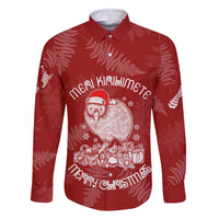 New Zealand Christmas Family Matching Mermaid Dress and Hawaiian Shirt Silver Fern Mix Kiwi Bird Ver01 LT7 - Wonder Print Shop