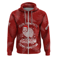 New Zealand Christmas Hoodie Silver Fern Mix Kiwi Bird Ver01 - Wonder Print Shop