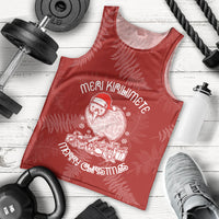 New Zealand Christmas Men Tank Top Silver Fern Mix Kiwi Bird Ver01 - Wonder Print Shop