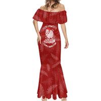 New Zealand Christmas Mermaid Dress Silver Fern Mix Kiwi Bird Ver01 - Wonder Print Shop