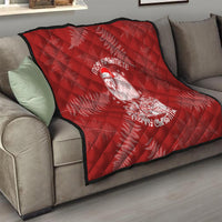 New Zealand Christmas Quilt Silver Fern Mix Kiwi Bird Ver01 - Wonder Print Shop