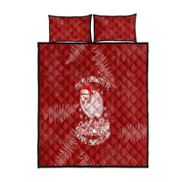 New Zealand Christmas Quilt Bed Set Silver Fern Mix Kiwi Bird Ver01 - Wonder Print Shop