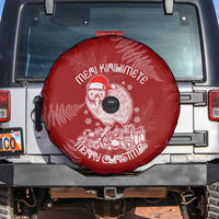 New Zealand Christmas Spare Tire Cover Silver Fern Mix Kiwi Bird Ver01 - Wonder Print Shop