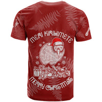 New Zealand Christmas T Shirt Silver Fern Mix Kiwi Bird Ver01 - Wonder Print Shop