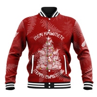 New Zealand Christmas Baseball Jacket Silver Fern Mix Kiwi Bird Ver02 LT7 - Wonder Print Shop