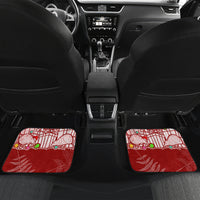 New Zealand Christmas Car Mats Silver Fern Mix Kiwi Bird Ver02 LT7 - Wonder Print Shop