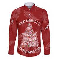 New Zealand Christmas Family Matching Summer Maxi Dress and Hawaiian Shirt Silver Fern Mix Kiwi Bird Ver02 - Wonder Print Shop