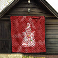 New Zealand Christmas Quilt Silver Fern Mix Kiwi Bird Ver02 - Wonder Print Shop