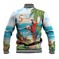 Aloha Hawaii Christmas Baseball Jacket It's 5 o'clock Somewhere LT7 - Wonder Print Shop