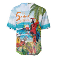 Aloha Hawaii Christmas Baseball Jersey It's 5 o'clock Somewhere LT7 - Wonder Print Shop