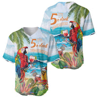 Aloha Hawaii Christmas Baseball Jersey It's 5 o'clock Somewhere LT7 - Wonder Print Shop