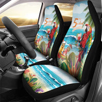 Aloha Hawaii Christmas Car Seat Cover It's 5 o'clock Somewhere LT7 - Wonder Print Shop