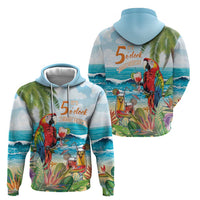 Aloha Hawaii Christmas Hoodie It's 5 o'clock Somewhere - Wonder Print Shop