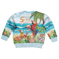 Aloha Hawaii Christmas Kid Ugly Christmas Sweater It's 5 o'clock Somewhere - Wonder Print Shop