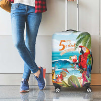 Aloha Hawaii Christmas Luggage Cover It's 5 o'clock Somewhere - Wonder Print Shop