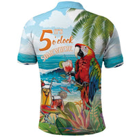 Aloha Hawaii Christmas Polo Shirt It's 5 o'clock Somewhere - Wonder Print Shop