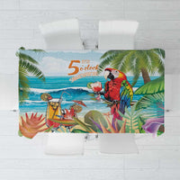 Aloha Hawaii Christmas Tablecloth It's 5 o'clock Somewhere - Wonder Print Shop
