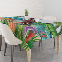 Aloha Hawaii Christmas Tablecloth It's 5 o'clock Somewhere - Wonder Print Shop