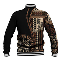 Samoa Siapo Motif Baseball Jacket Classic Style - Black Ver02 LT7 - Wonder Print Shop