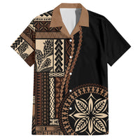 Samoa Siapo Motif Hawaiian Shirt Classic Style - Black Ver02 - Wonder Print Shop