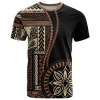 Samoa Siapo Motif T Shirt Classic Style - Black Ver02 - Wonder Print Shop