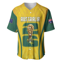 Australia Socceroos Custom Baseball Jersey 2026 Forever Golden - Wonder Print Shop