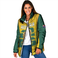 Australia Socceroos Custom Padded Jacket 2026 Forever Golden - Wonder Print Shop