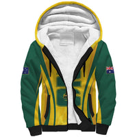Australia Socceroos Custom Sherpa Hoodie 2026 Forever Golden - Wonder Print Shop