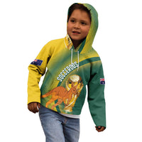 Australia Socceroos WC2026 Custom Kid Hoodie Golden Champions - Wonder Print Shop