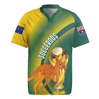 Australia Socceroos WC2026 Custom Rugby Jersey Golden Champions - Wonder Print Shop