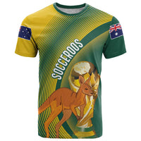 Australia Socceroos WC2026 Custom T Shirt Golden Champions - Wonder Print Shop