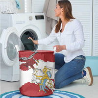 Poland-Lithuania Folk Patterns Laundry Basket