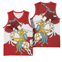 Poland-Lithuania Folk Patterns Basketball Jersey