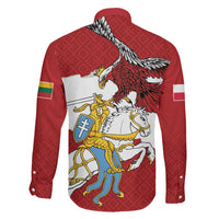 Poland-Lithuania Folk Patterns Family Matching Mermaid Dress and Hawaiian Shirt