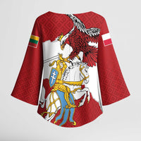 Poland-Lithuania Folk Patterns Kimono Sleeve Blouse
