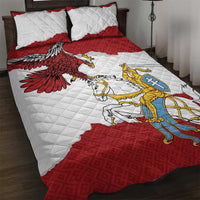 Poland-Lithuania Folk Patterns Quilt Bed Set