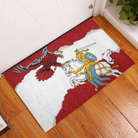 Poland-Lithuania Folk Patterns Rubber Doormat