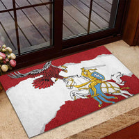 Poland-Lithuania Folk Patterns Rubber Doormat