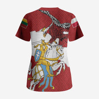 Poland-Lithuania Folk Patterns Scrub Top