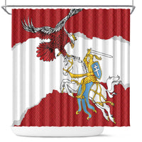 Poland-Lithuania Folk Patterns Shower Curtain
