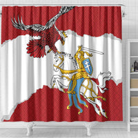 Poland-Lithuania Folk Patterns Shower Curtain