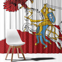Poland-Lithuania Folk Patterns Window Curtain