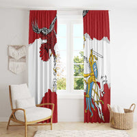 Poland-Lithuania Folk Patterns Window Curtain