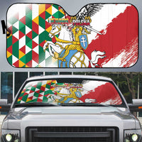 Poland-Lithuania Vytis and Royal Eagle Auto Sun Shade