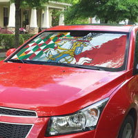 Poland-Lithuania Vytis and Royal Eagle Auto Sun Shade