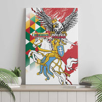 Poland-Lithuania Vytis and Royal Eagle Canvas Wall Art