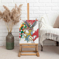 Poland-Lithuania Vytis and Royal Eagle Canvas Wall Art