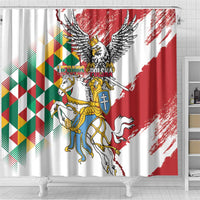 Poland-Lithuania Vytis and Royal Eagle Shower Curtain
