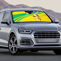 Brazil WC2026 Auto Sun Shade Pentacampeón Canaries