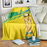 Brazil WC2026 Blanket Pentacampeón Canaries
